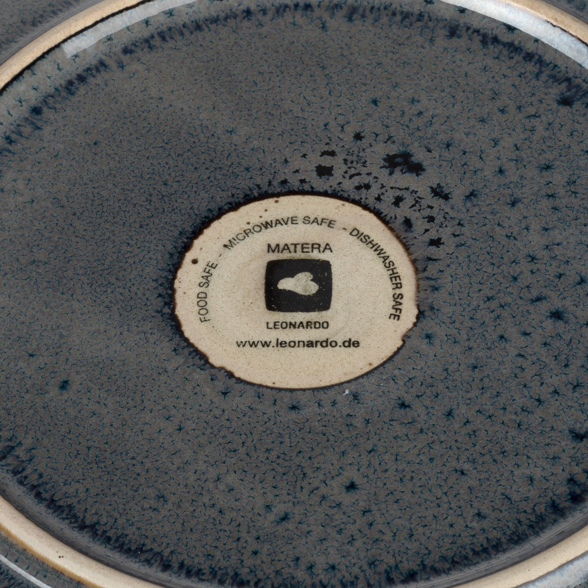 leonardo-matera-assiette-23-cm-anthracite-lot-6 image 3