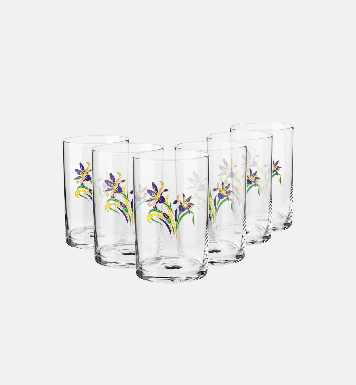 krosno-iris-verres-th-250-ml-motif-floral image 2
