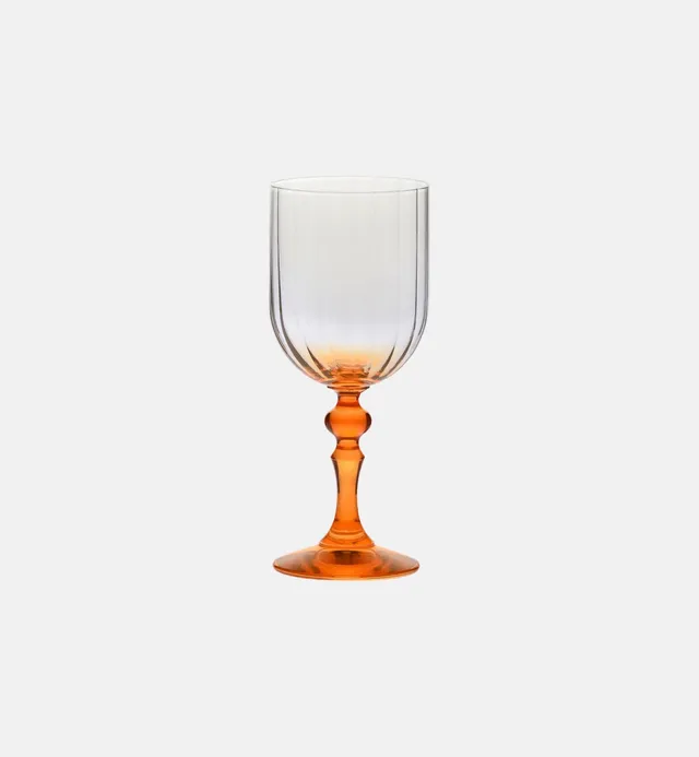 krosno-bubble-300-ml-verre-vin-pied-orange image 1