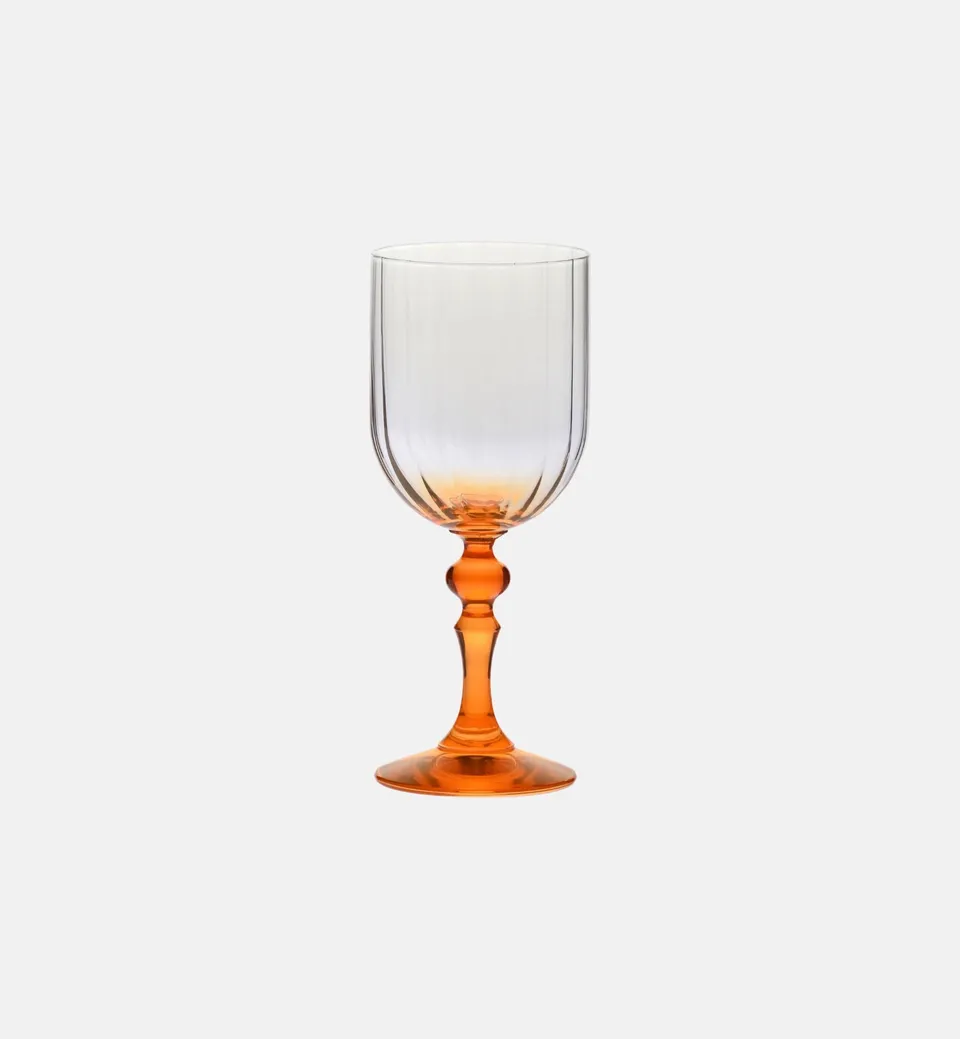 krosno-bubble-300-ml-verre-vin-pied-orange image 1