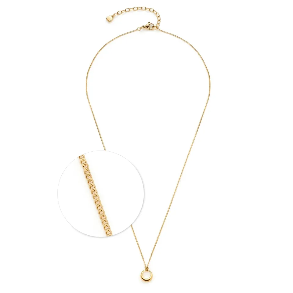 leonardo-philly-collier-45-cm-dor-anneau image 1