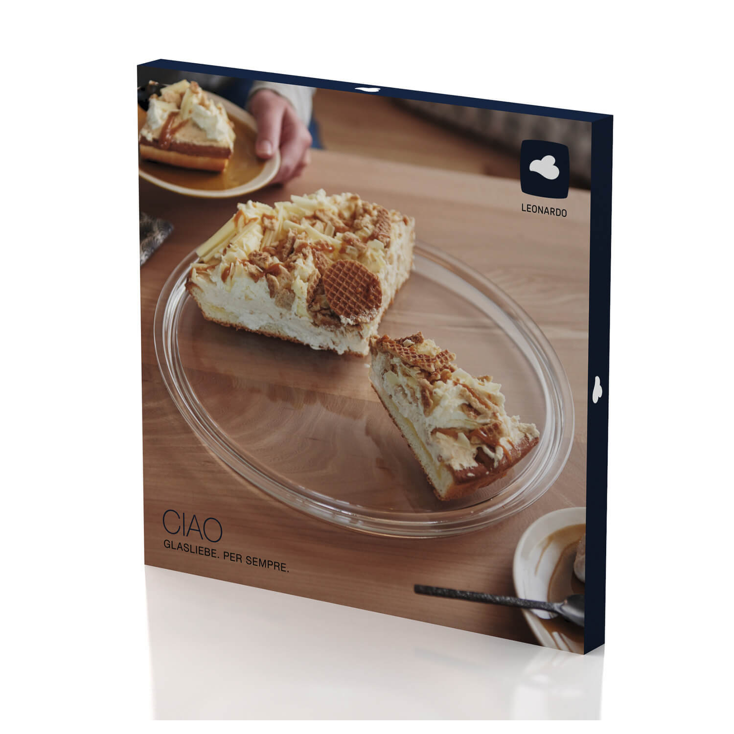 leonardo-ciao-plat-g-teau-verre-32-cm-transparent image 5