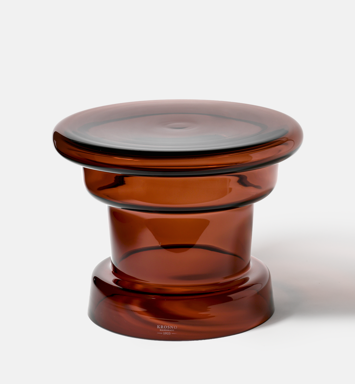 krosno-table-basse-verre-30-cm-bordeaux image 2