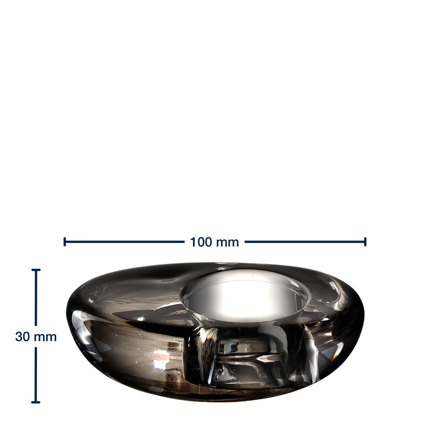 leonardo-casolare-photophore-gris-fonc-3-cm-ovale image 3