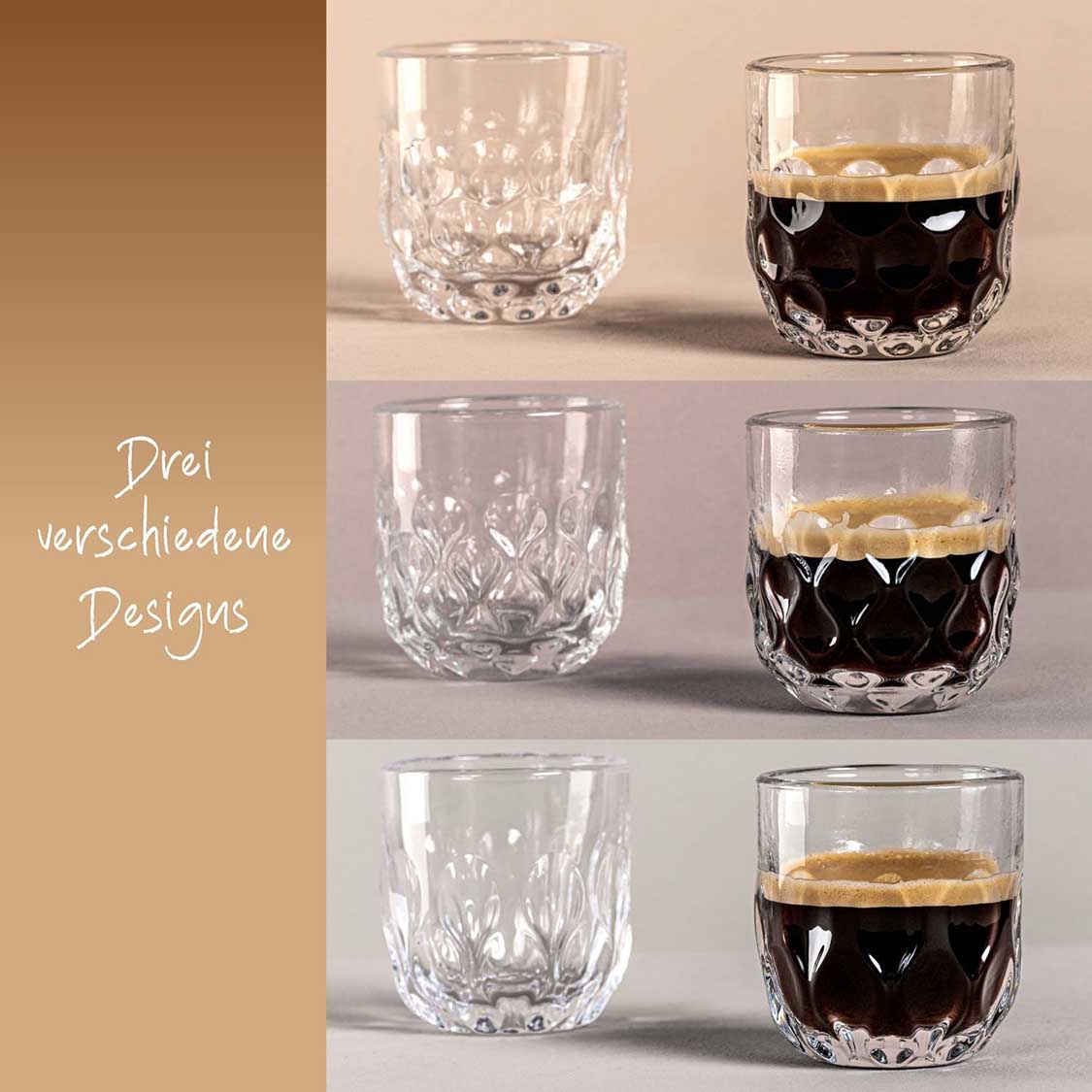 leonardo-gocce-verres-espresso-6-pi-ces-avec-li-ge image 4