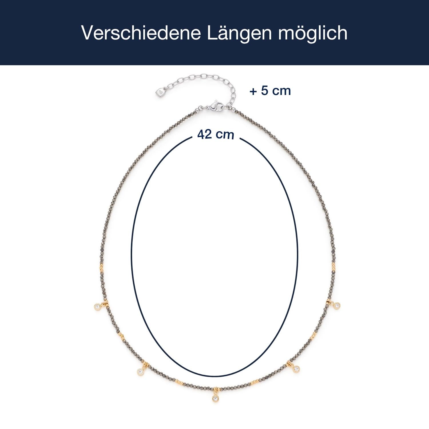 leonardo-anna-ciao-collier-42-cm-dor-pyrite image 4