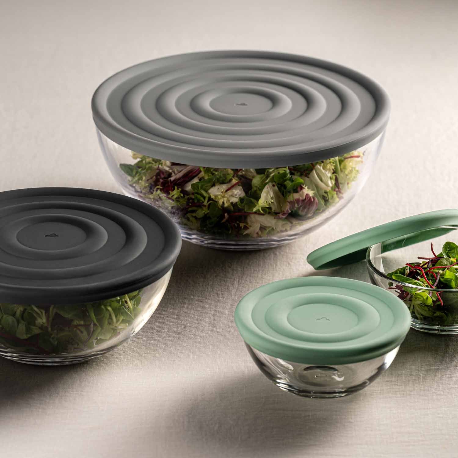 leonardo-cucina-bols-en-verre-6-pi-ces-avec-couvercles-silicone image 4