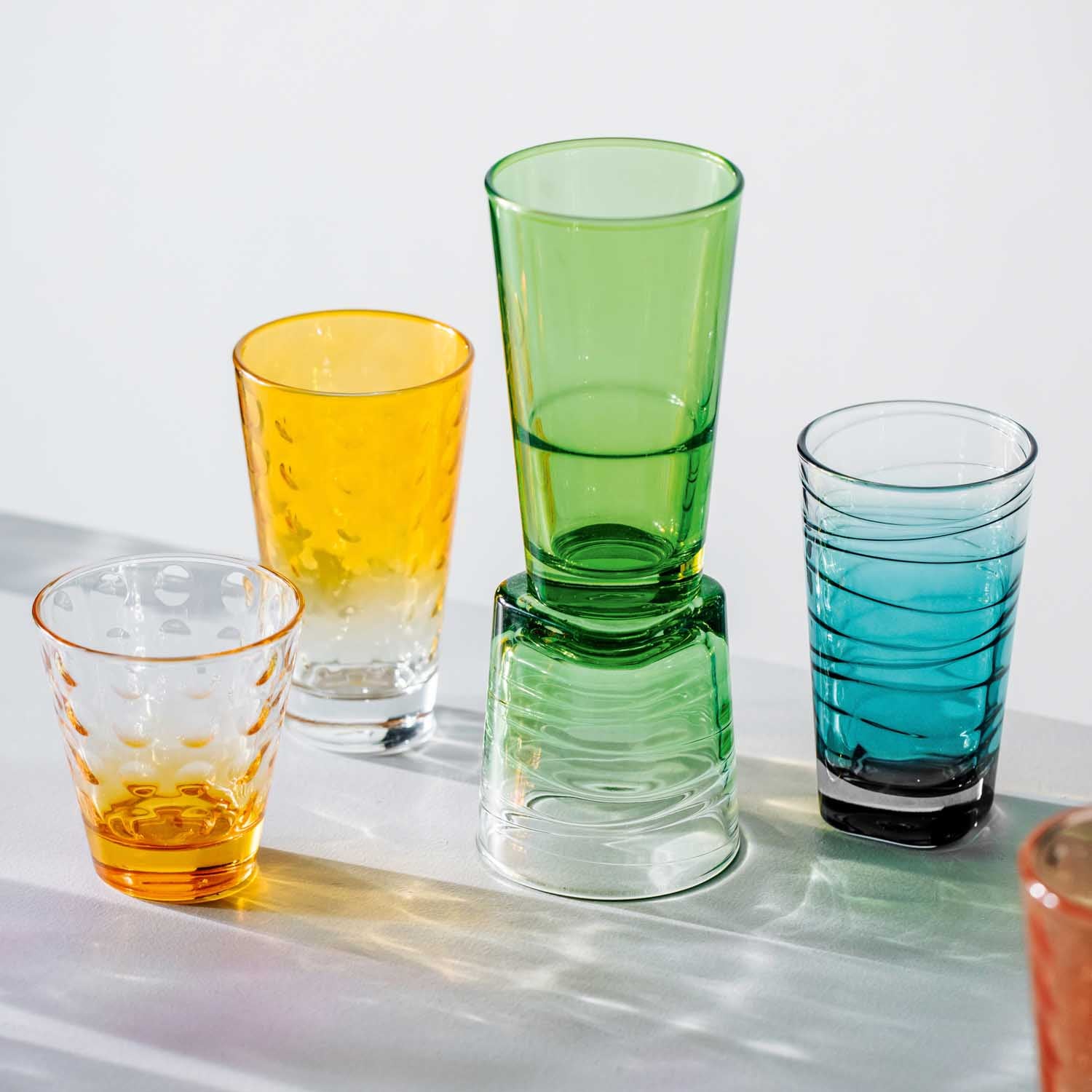 leonardo-vario-verre-250-ml-vert-lot-de-6 image 4
