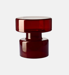 krosno-01-table-basse-verre-rouge-rubis-cristal image 6