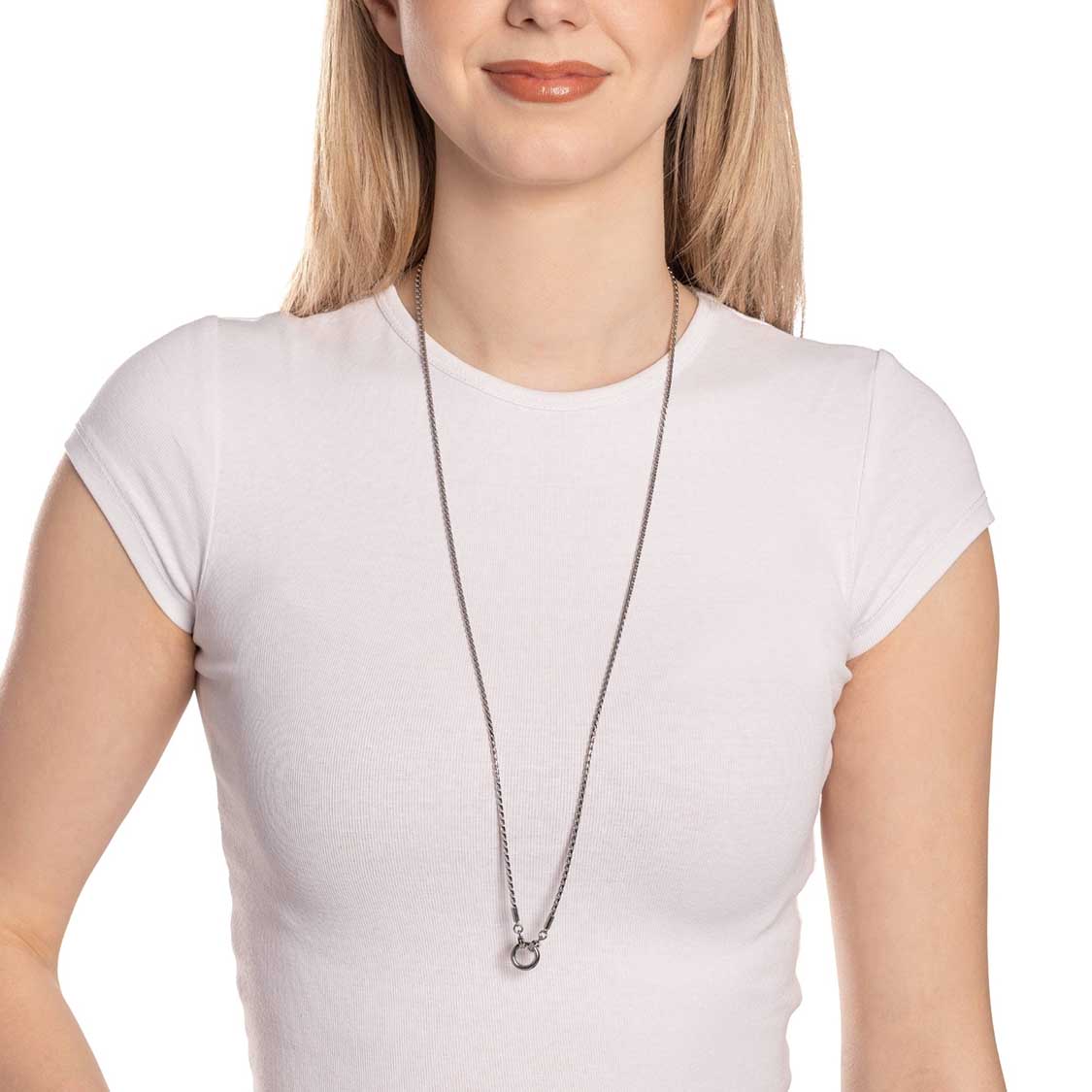leonardo-sonja-collier-clip-mix-80-cm-argent image 3