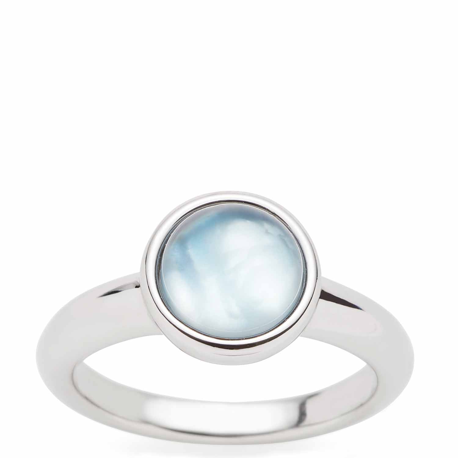 leonardo-bea-bague-cocktail-18-bleu-gris-nacre image 2