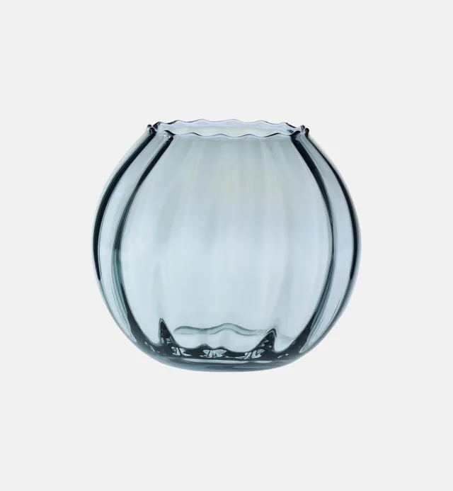 krosno-vase-aigue-marine-stri-15-5-cm image 1