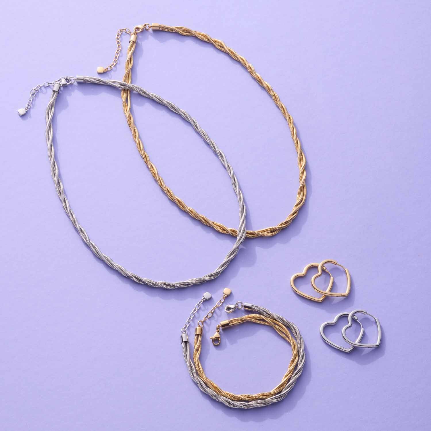 leonardo-sue-bracelet-acier-argent-cha-ne-serpent-r-glable image 4