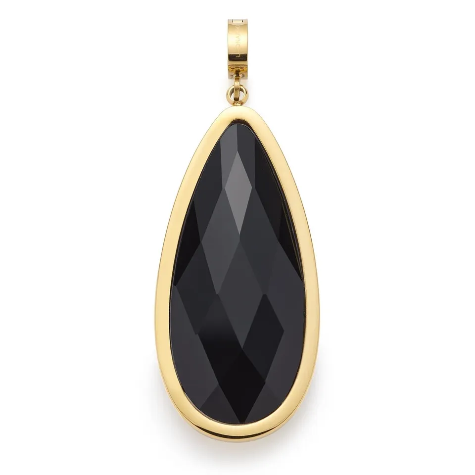 leonardo-punto-pendentif-clip-mix-noir-dor image 1