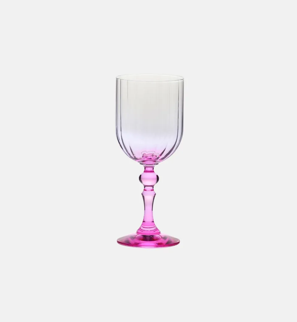 krosno-bubble-300-ml-verre-vin-pied-rose image 1