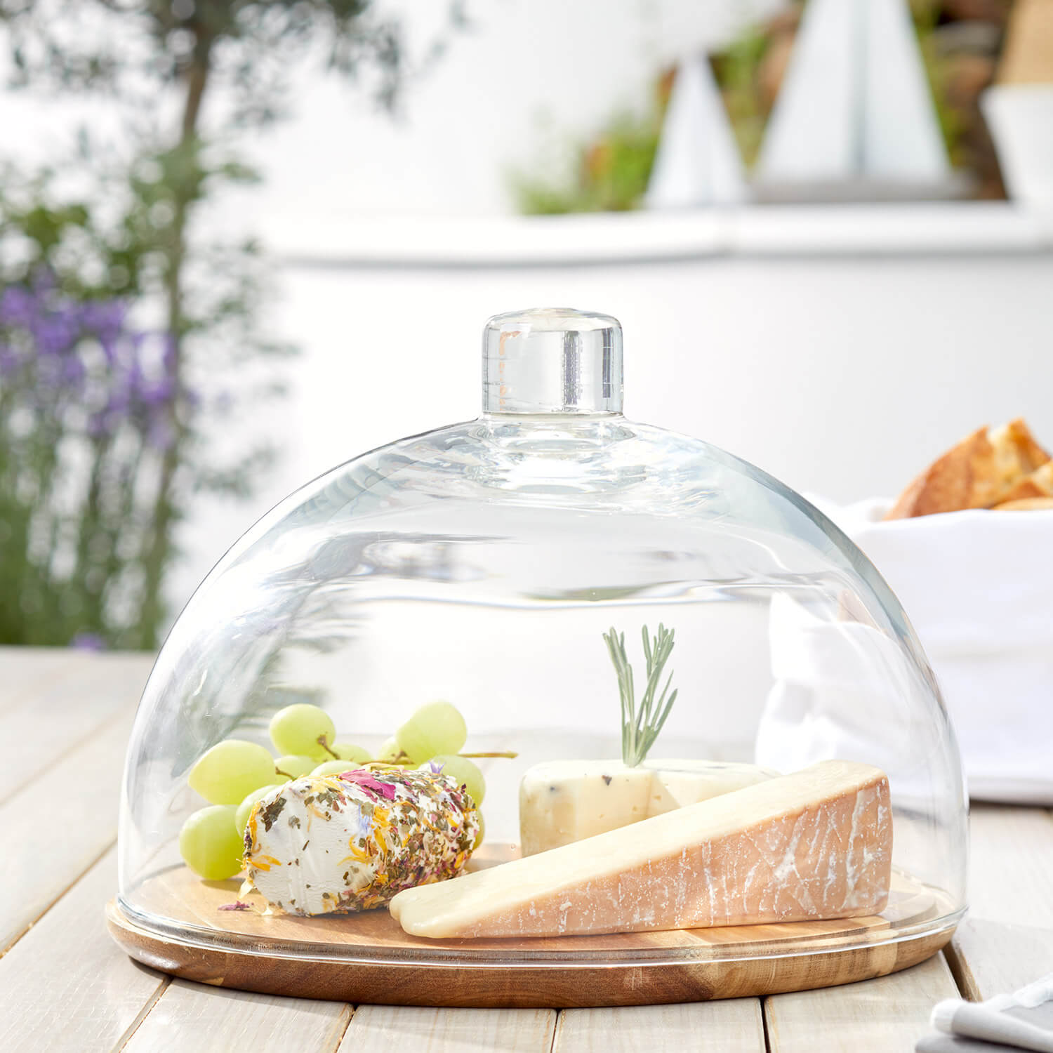 leonardo-cucina-plateau-fromage-bois-cloche-2-pi-ces image 2