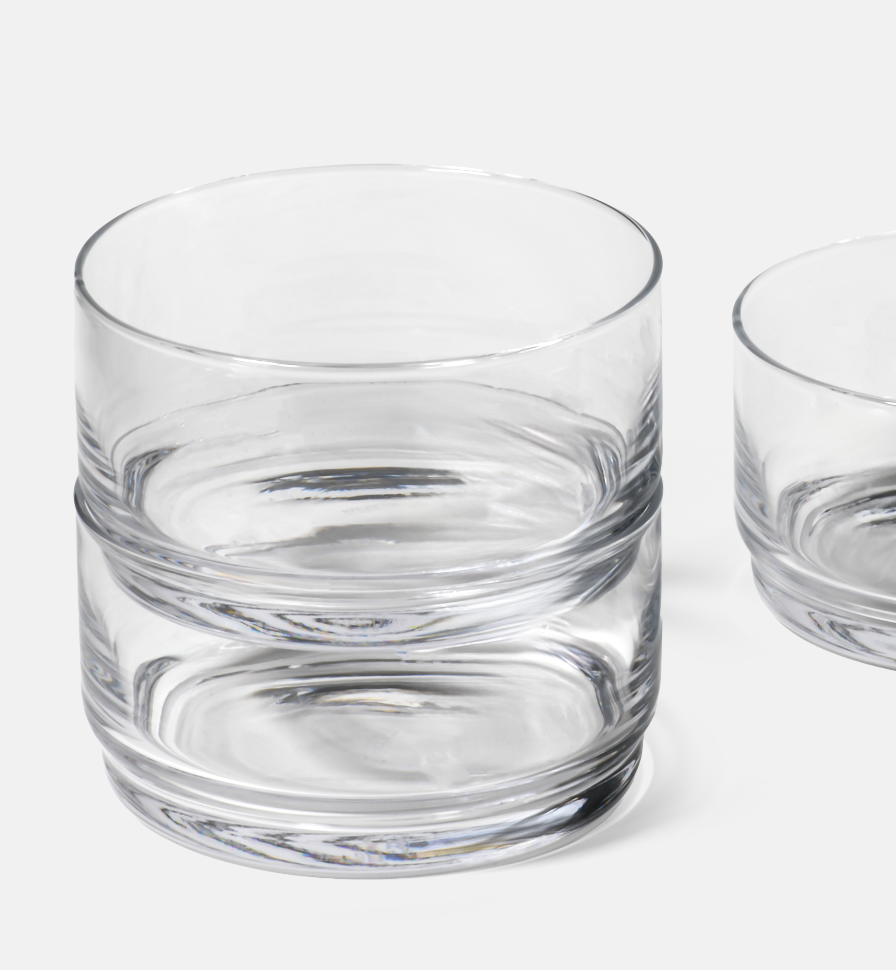 krosno-bocal-verre-avec-couvercle-lot-3-sucrier image 5