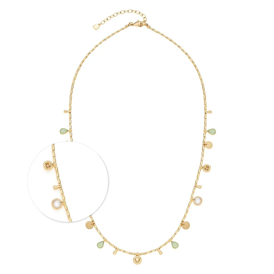 leonardo-ella-collier-dor-45-cm-perles-et-cristaux image 1