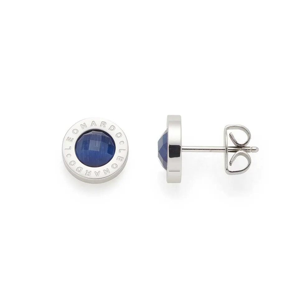 leonardo-matrix-clous-d-oreilles-argent-s-bleu-nuit-il-chat image 1