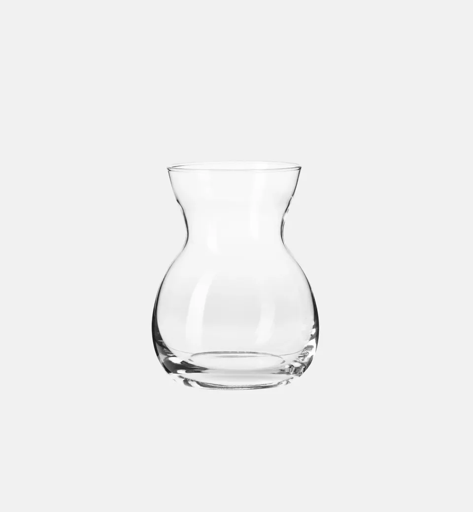 krosno-vases-vase-en-verre-19-cm-transparent-fait-main image 1