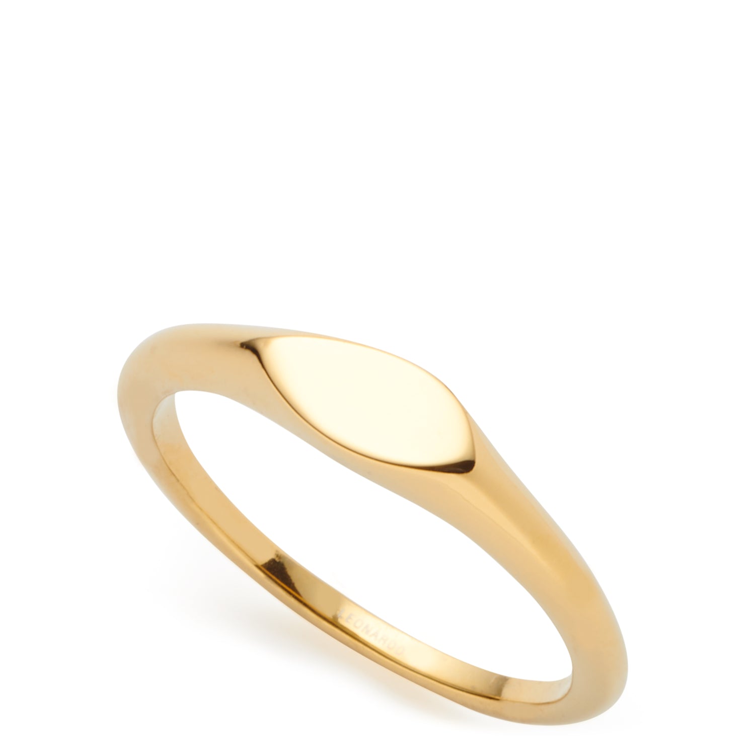 leonardo-lovis-ciao-bague-or-taille-16-navette-fine image 1