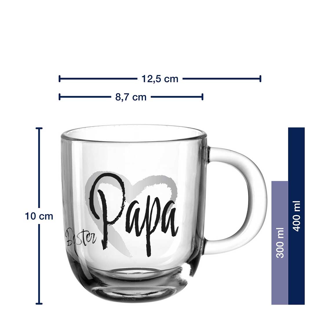 leonardo-emozione-tasse-en-verre-bester-papa-400-ml image 3