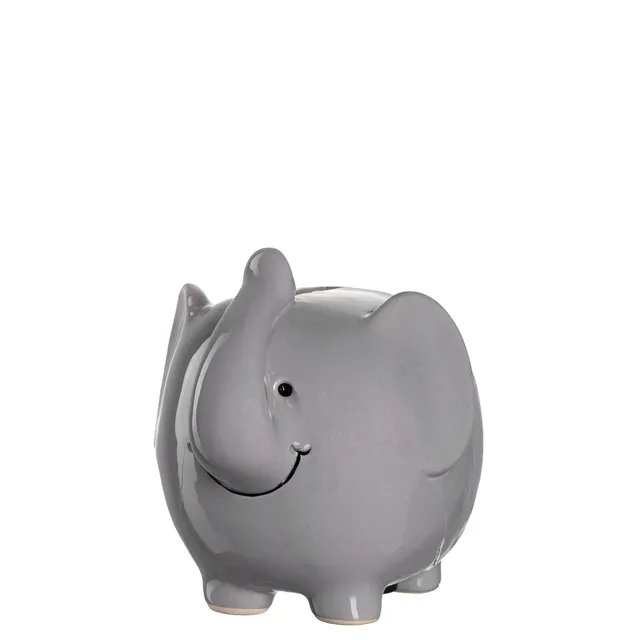 leonardo-bambini-tirelire-12-cm-l-phant-gris-enfant image 1
