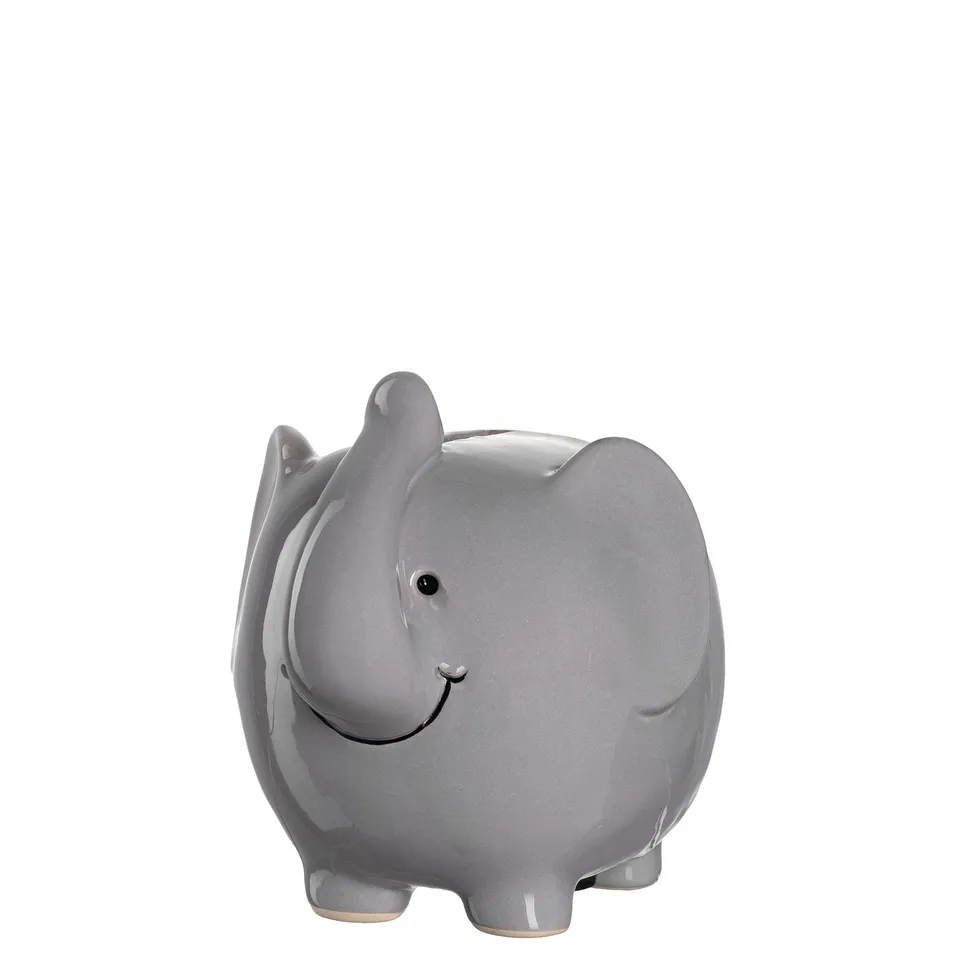 leonardo-bambini-tirelire-12-cm-l-phant-gris-enfant image 1