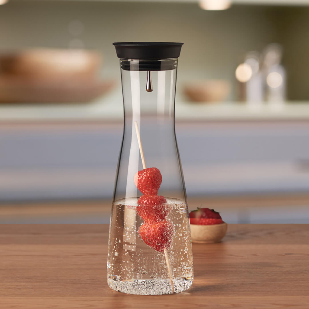 leonardo-ciao-carafe-eau-en-verre-1-l-avec-couvercle image 2