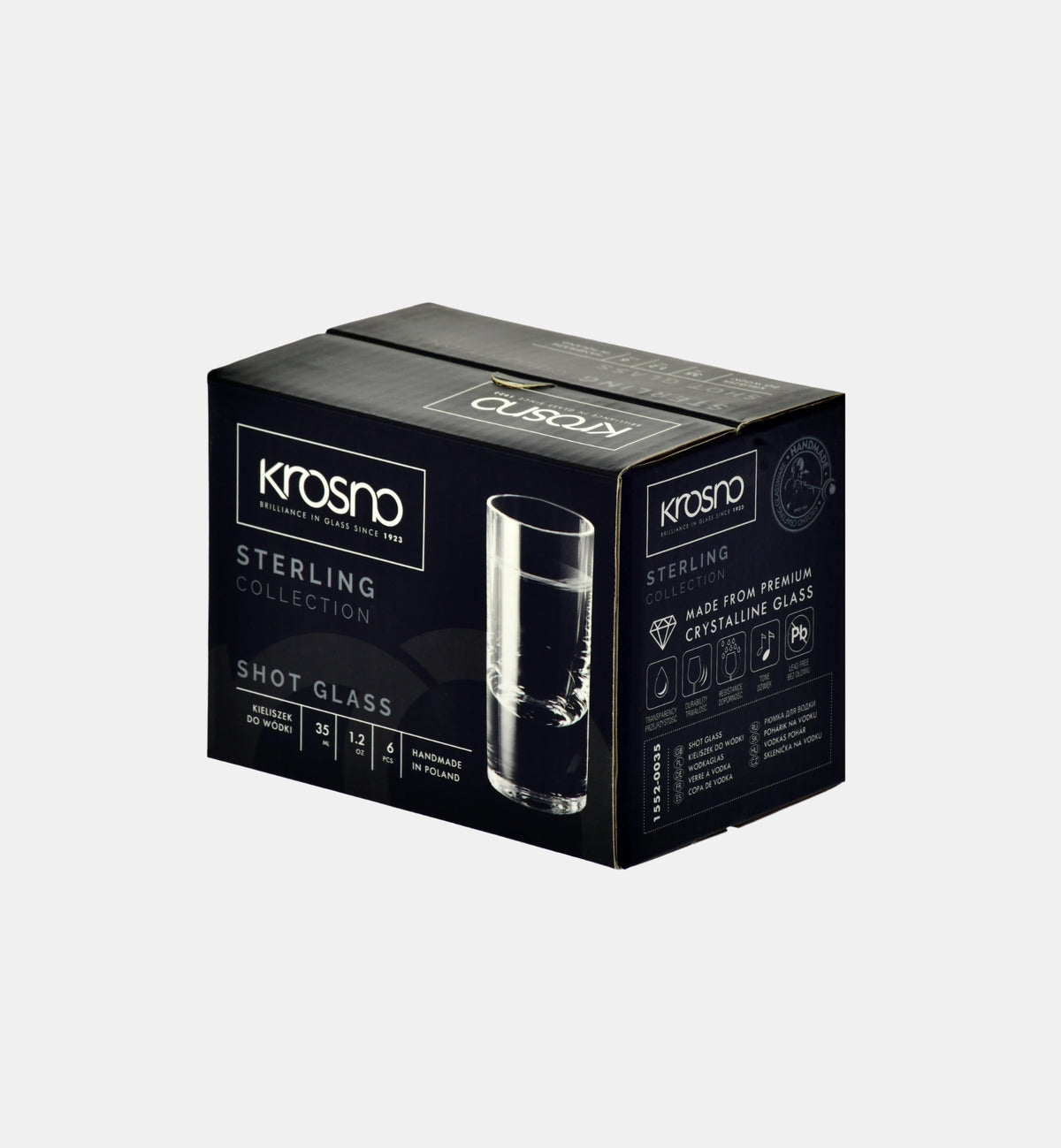 krosno-verres-vodka-35-ml-cristal-transparent image 2