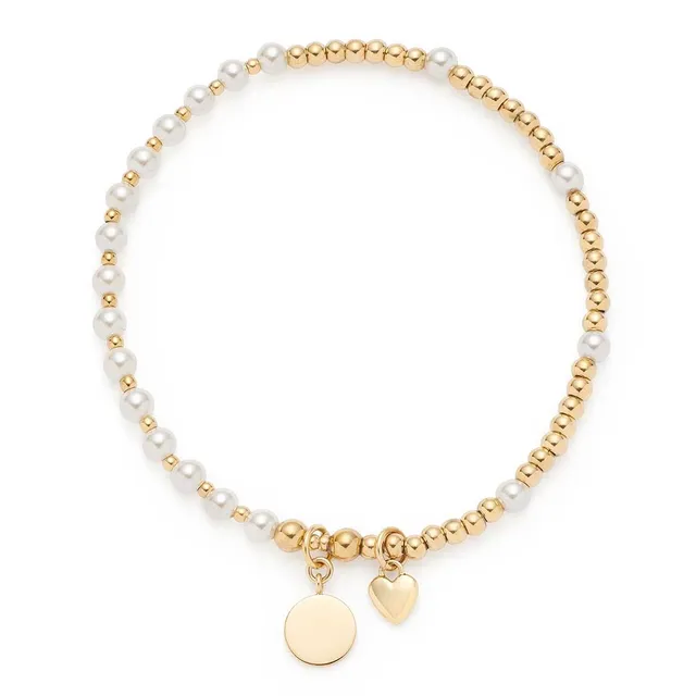 leonardo-monia-ciao-bracelet-perles-dor-you-me image 1