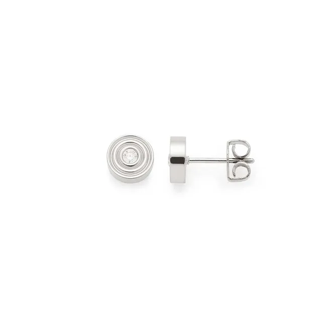 leonardo-isabelle-boucles-puces-argent-zircon-blanc image 1