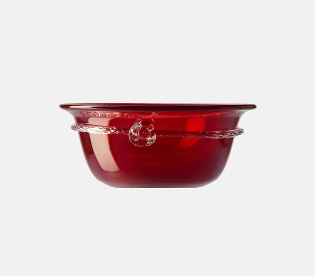 krosno-aurelia-saladier-rubis-25-cm-cristal-tress image 1