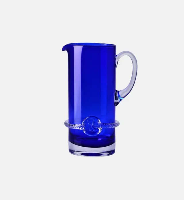 krosno-aurelia-pichet-cristal-cobalt-1-5-l-fait-main image 1