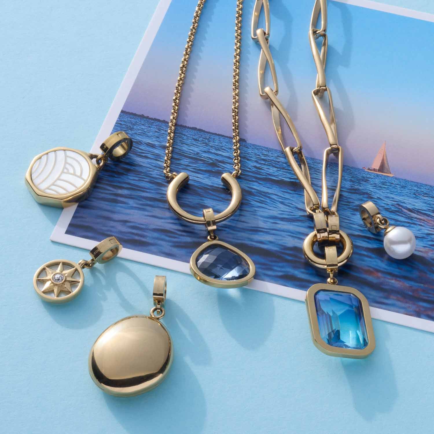 leonardo-trish-pendentif-dor-nacre-clip-mix image 3