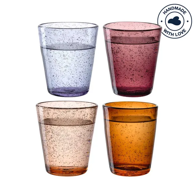 leonardo-burano-verres-eau-330-ml-couleurs-lot-4 image 1