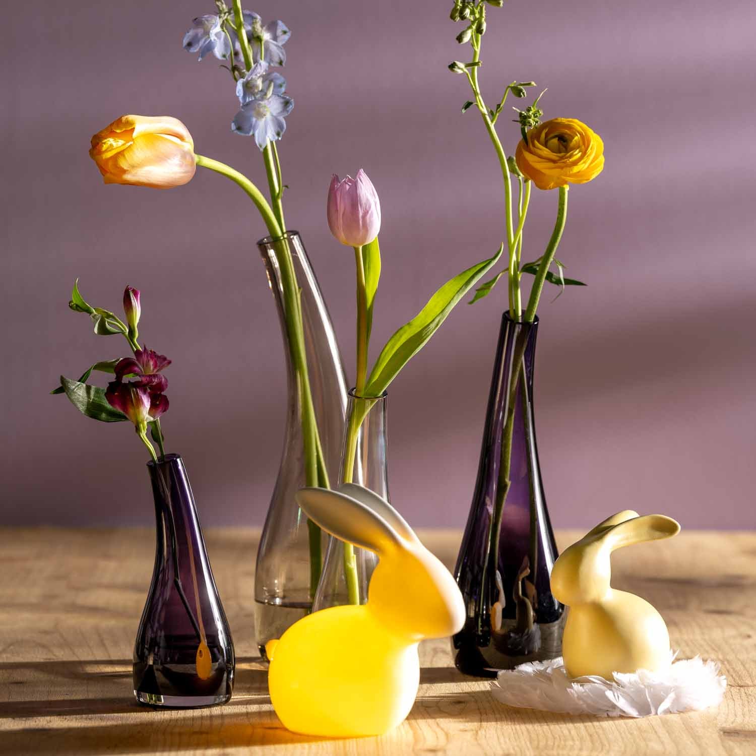 leonardo-luminosa-vase-violet-25-cm-verre-souffl image 5