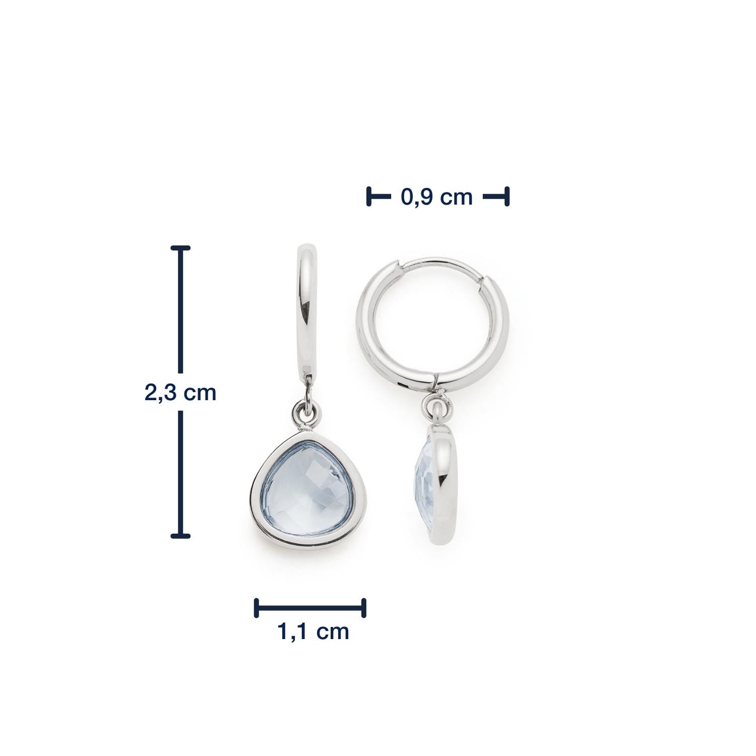 leonardo-indra-boucles-pendantes-argent-es-pierre-bleu-clair image 4