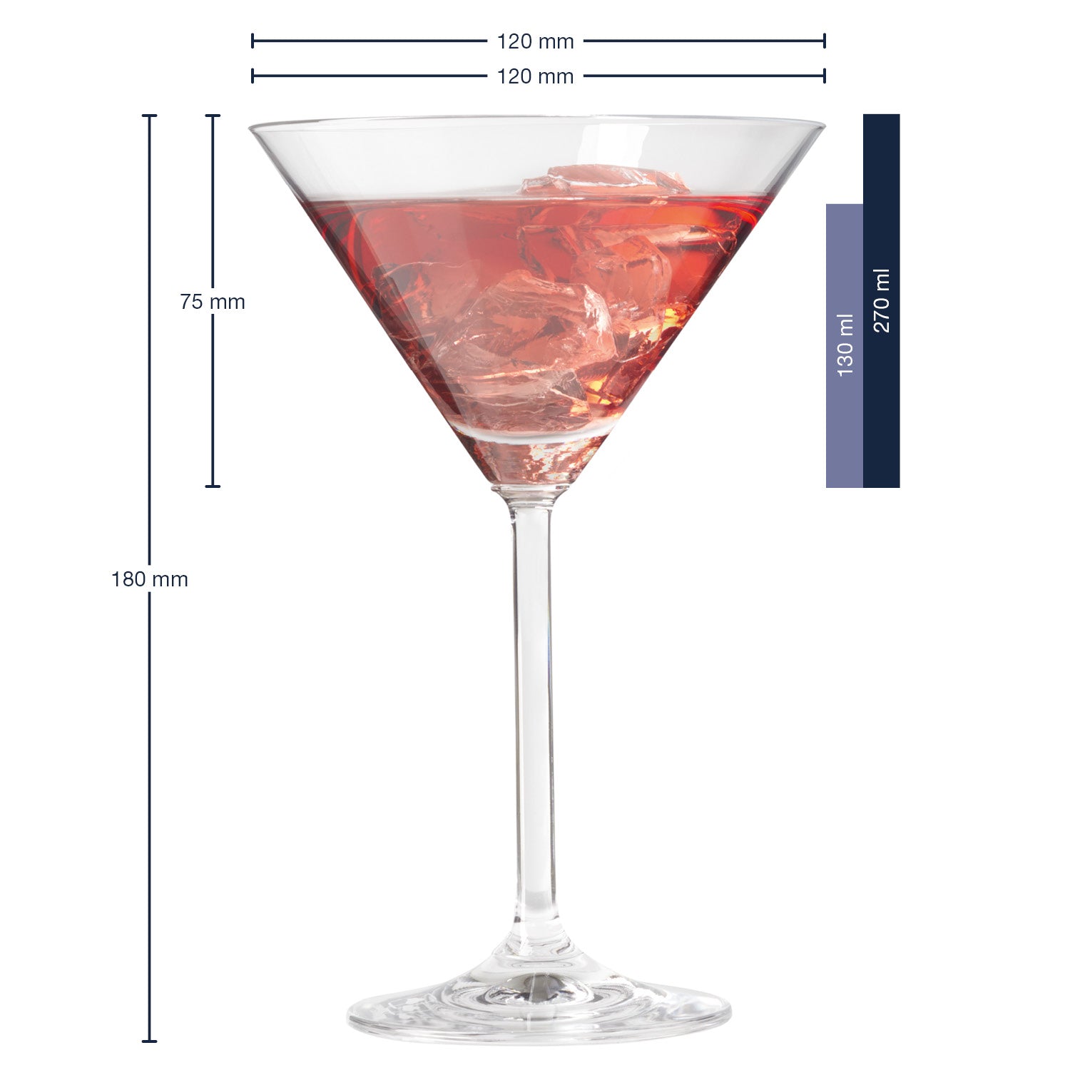 leonardo-daily-coupe-cocktail-270-ml-lot-de-6-sur-pied image 2
