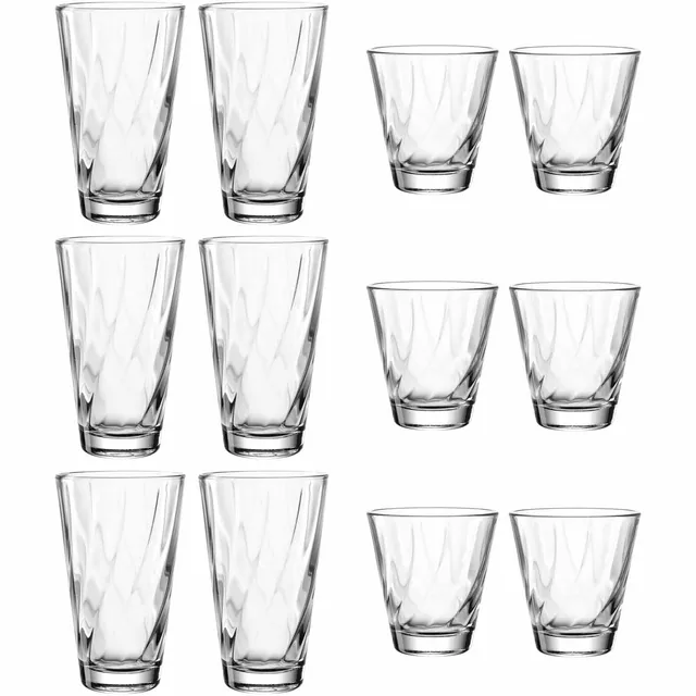 leonardo-twist-verres-12-pi-ces-transparent image 1