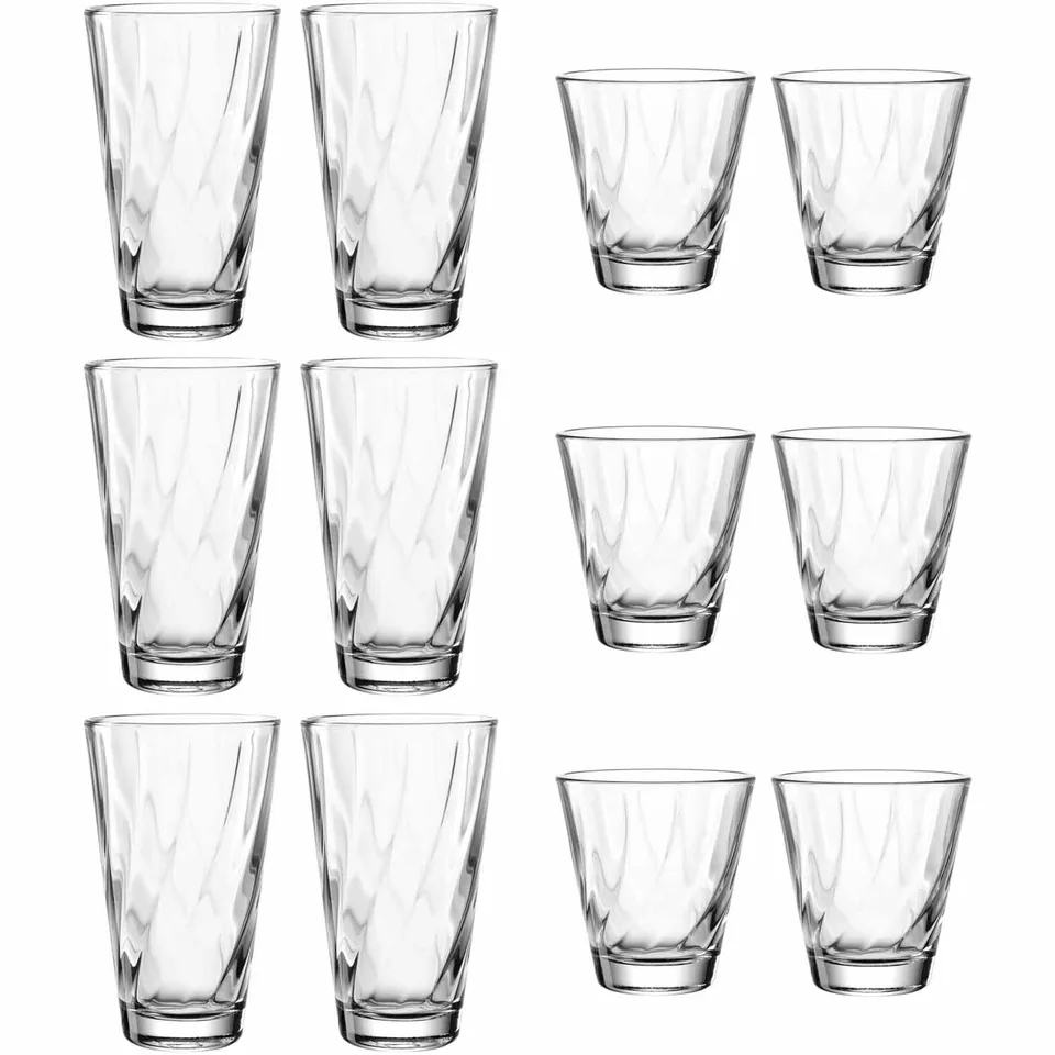 leonardo-twist-verres-12-pi-ces-transparent image 1
