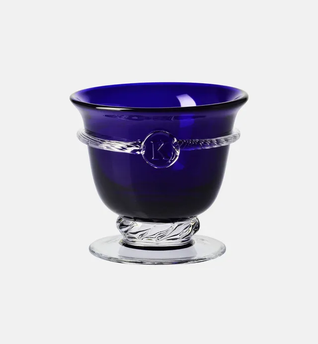 krosno-aurelia-coupe-sur-pied-cristal-cobalt-17-6-cm image 1