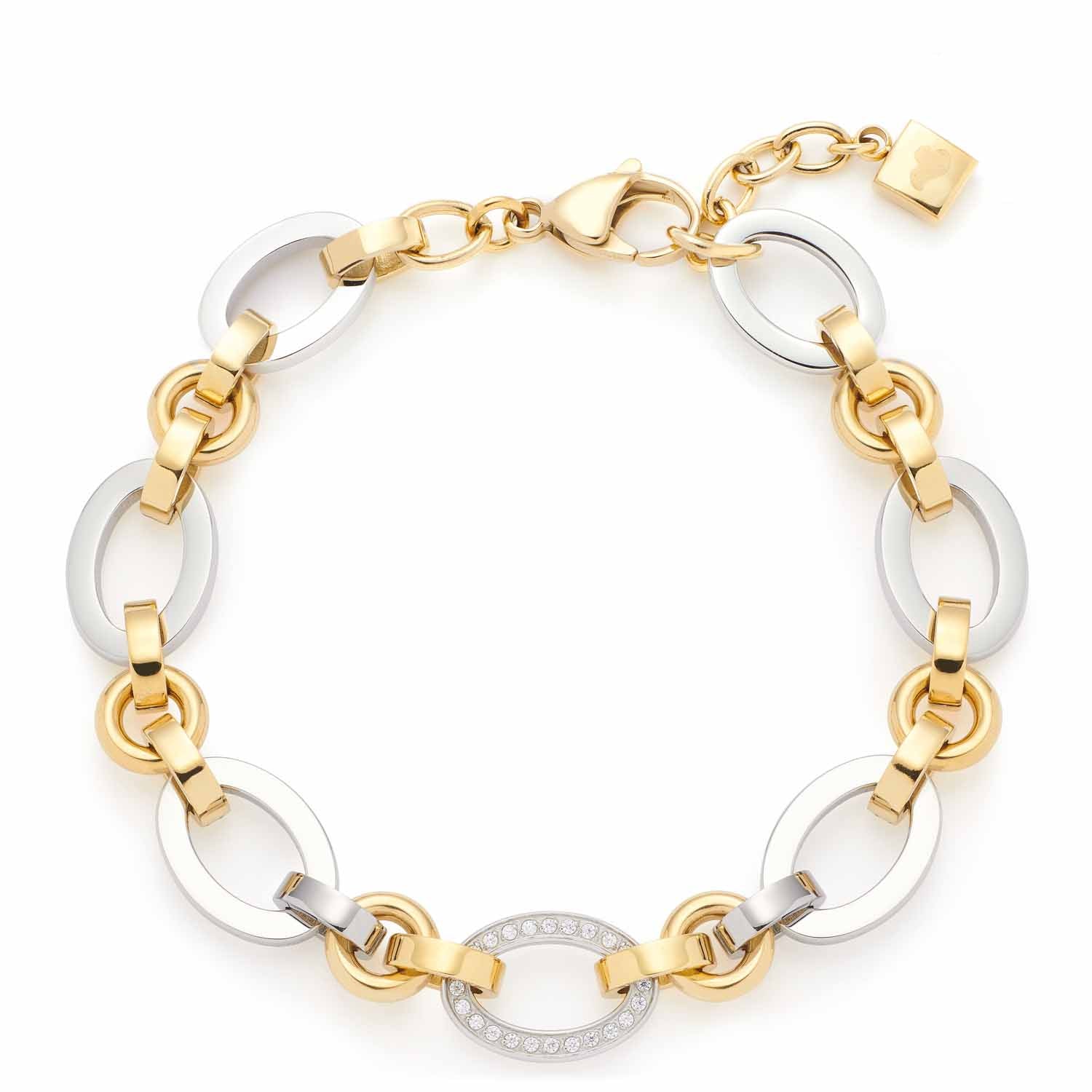 leonardo-lena-bracelet-acier-bicolore-femme image 1
