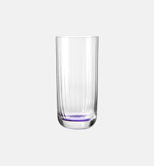 krosno-bubble-verre-haut-stri-violet-360-ml-cristal image 1