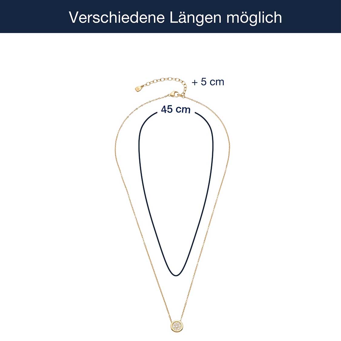 leonardo-catherine-collier-dor-45-cm-zirconia image 5