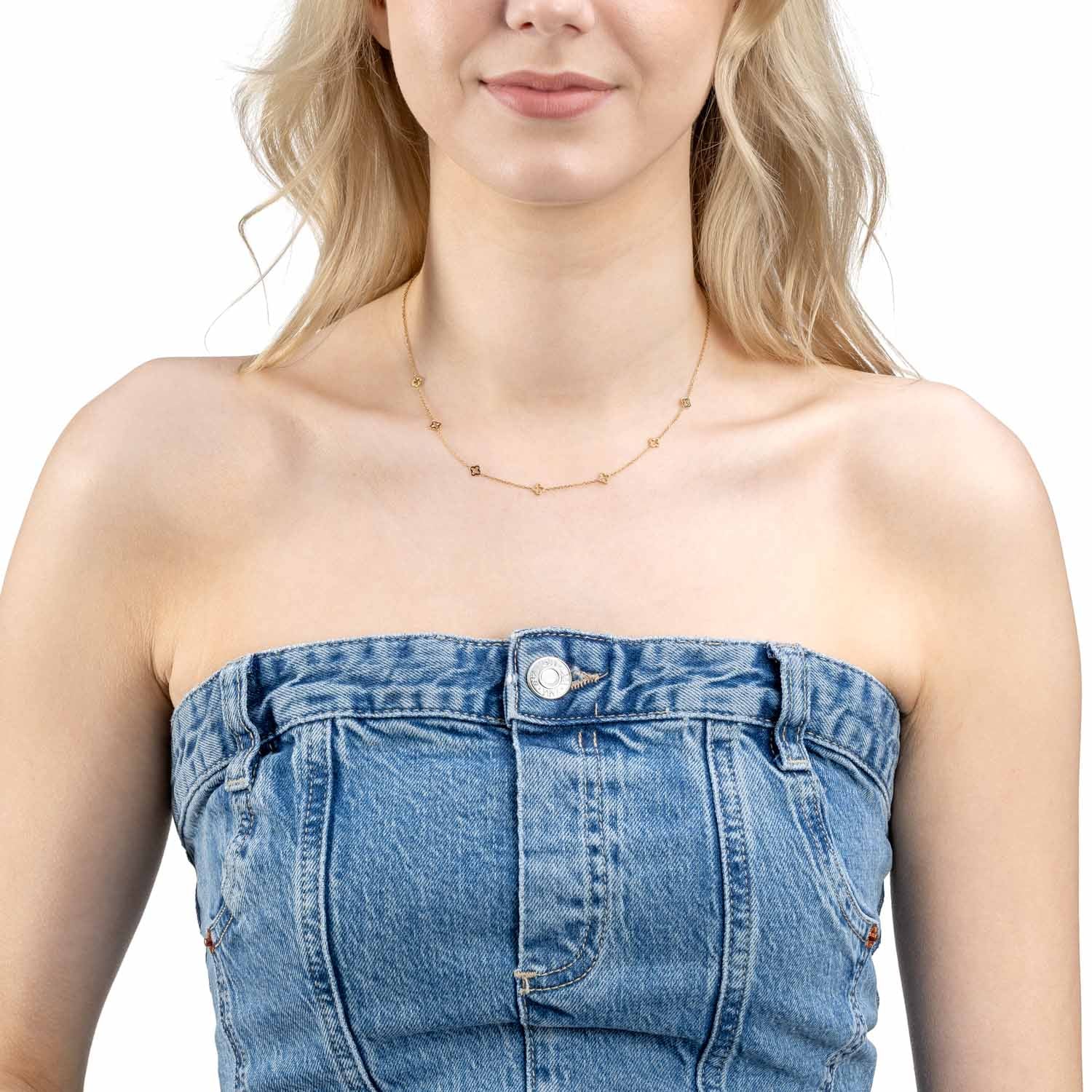 leonardo-janna-collier-femme-or-42-cm-tr-fle image 3