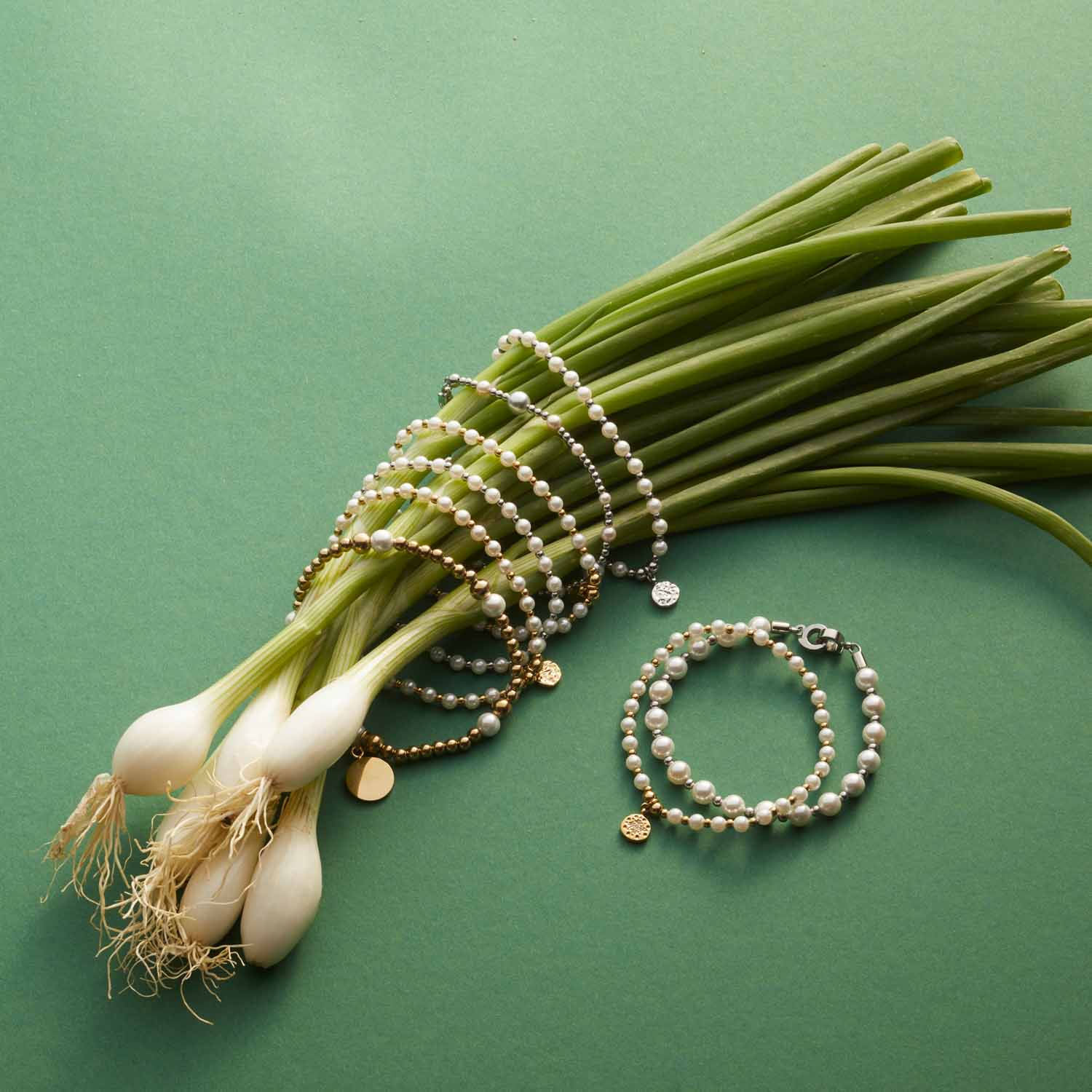 leonardo-elsana-bracelet-argent-perles-blanches-cr-me image 7