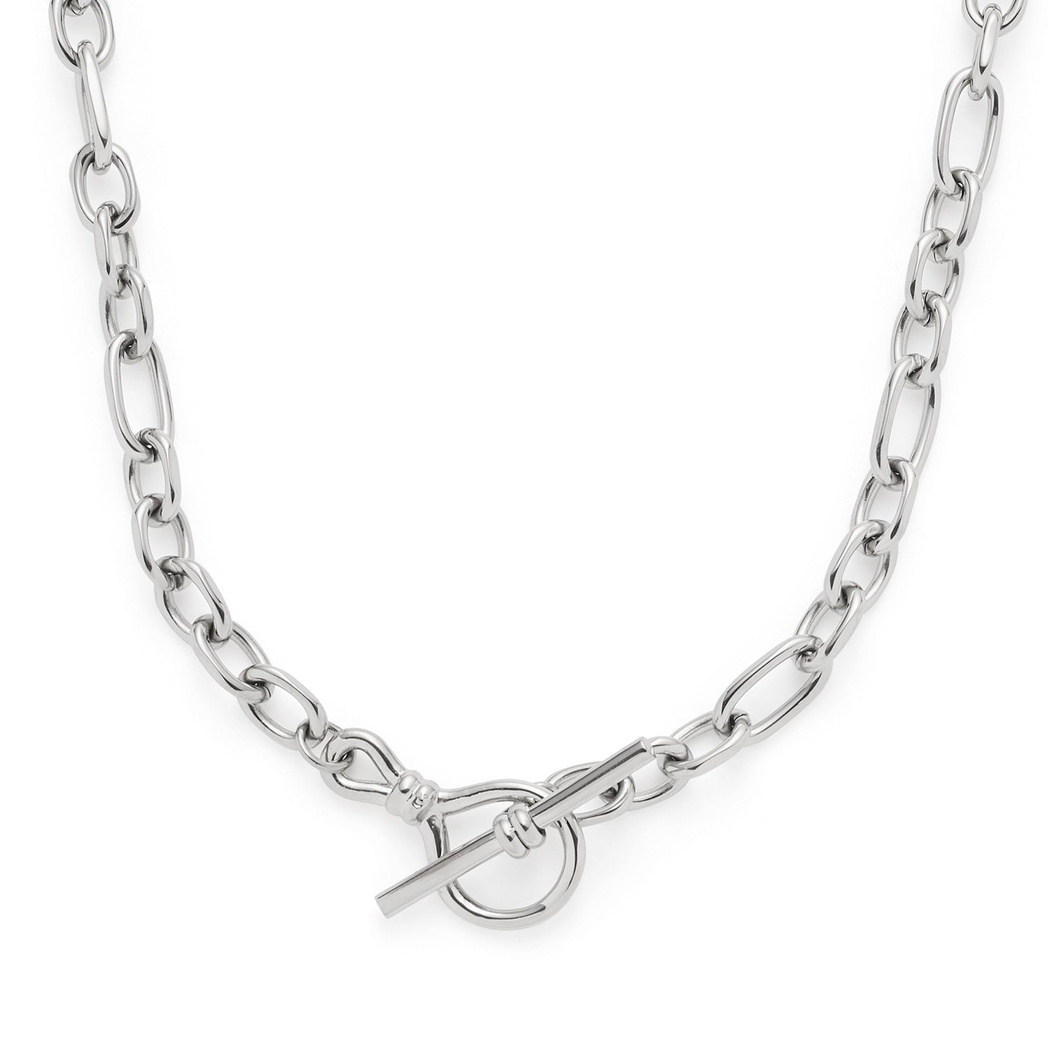 leonardo-elisabeth-collier-45-cm-argent-ancre image 2
