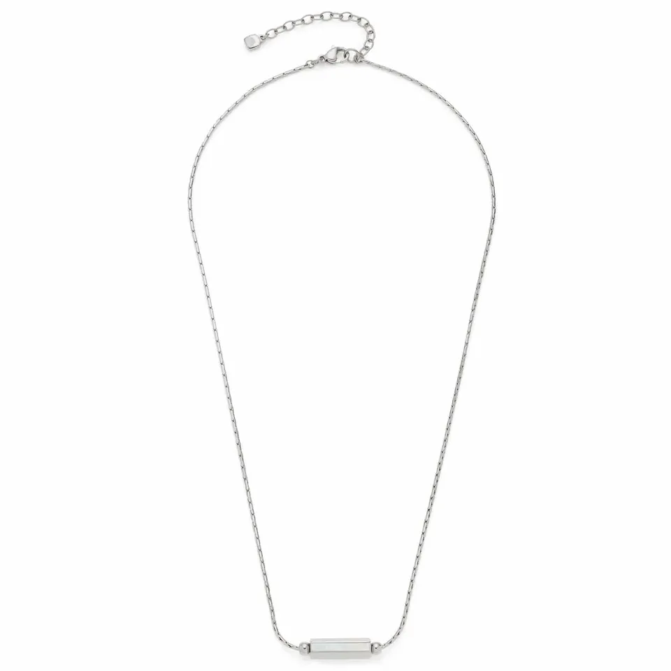 leonardo-pilea-collier-argent-45-cm-perle-nacre-gravable image 1