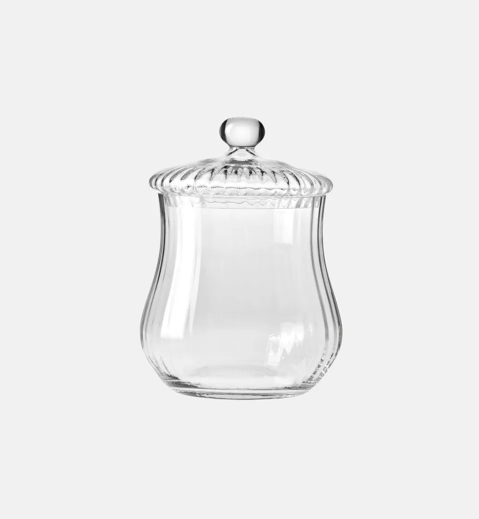 krosno-bocal-en-verre-avec-couvercle-30-cm image 1